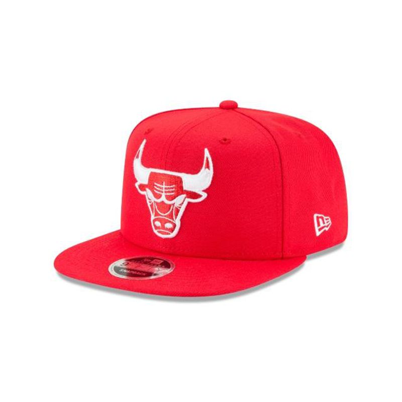 NBA Chicago Bulls High Crown 9Fifty Snapback (ARZ8633) - Red New Era Caps